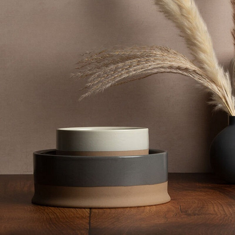 Anti-Tip Ceramic Pet Bowl – Food & Water Bowl for Cats and Small to Large Dogs