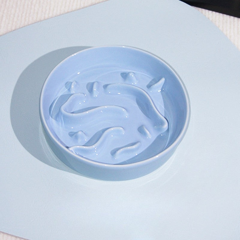 Anti-Tip Ceramic Pet Bowl – Food & Water Bowl for Cats and Small to Large Dogs