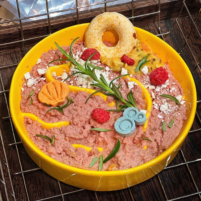 Anti-Tip Ceramic Pet Bowl – Food & Water Bowl for Cats and Small to Large Dogs