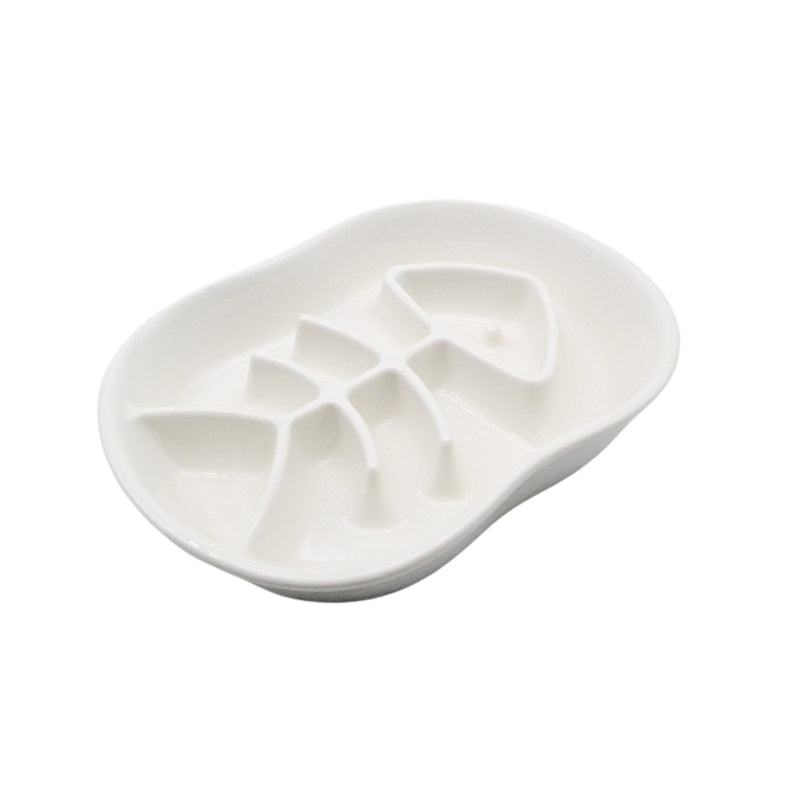 Ceramic Slow Feeder Dog Bowl – Anti-Choking Pet Bowl for Medium & Large Dogs and Cats