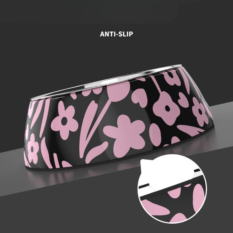 304 Stainless Steel Pet Bowl – Round Dog & Cat Food Bowl for Small, Medium & Large Pets