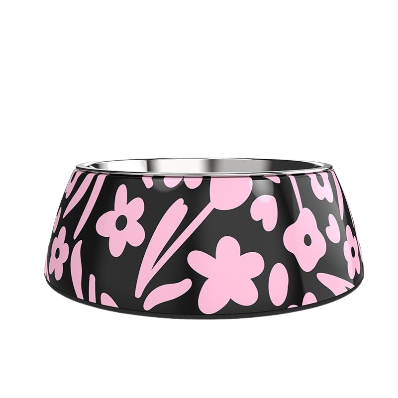 304 Stainless Steel Pet Bowl – Round Dog & Cat Food Bowl for Small, Medium & Large Pets