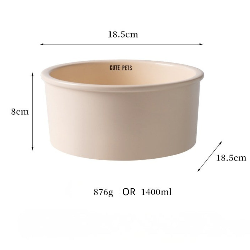 Large Ceramic Dog Bowl – Extra Large Capacity Pet Food & Water Bowl for Dogs
