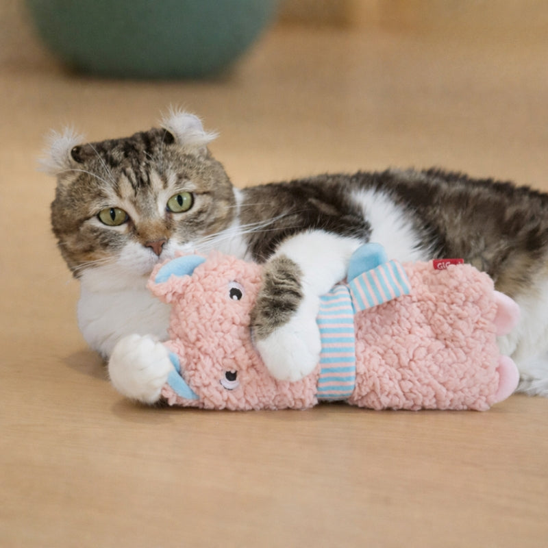 Interactive Cat Toy with Crinkle & Squeaker – Chew, Kick & Teaser Toy