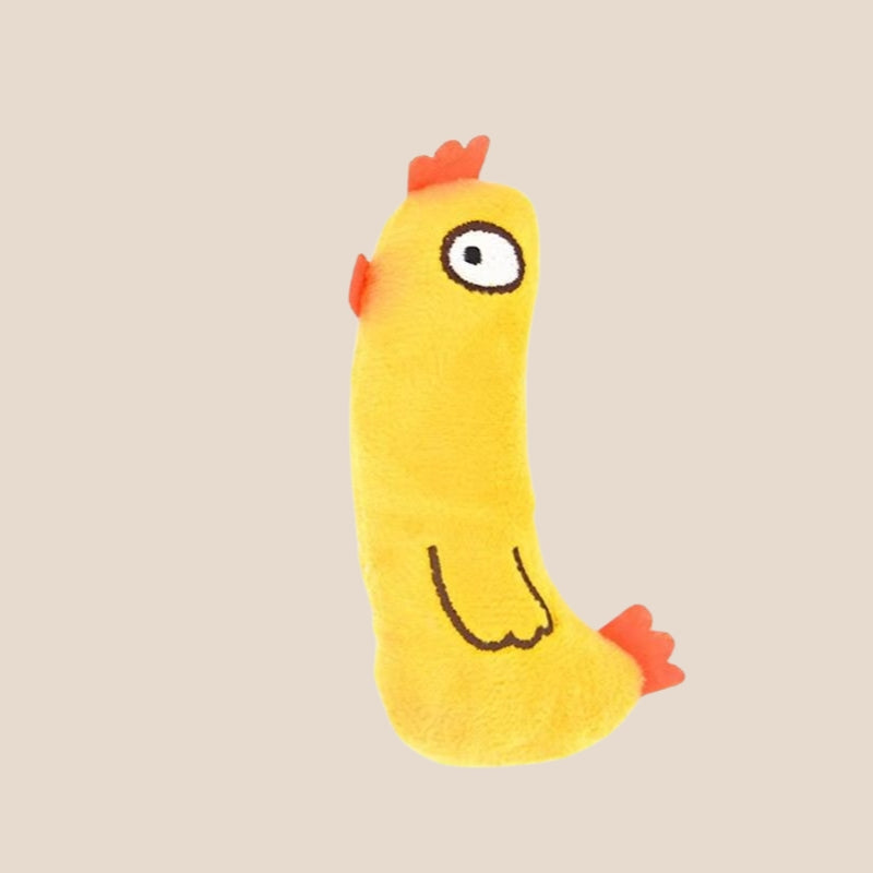 Plush Cat Toy with Cat Grass & Catnip – Self-Entertainment Cat Pillow