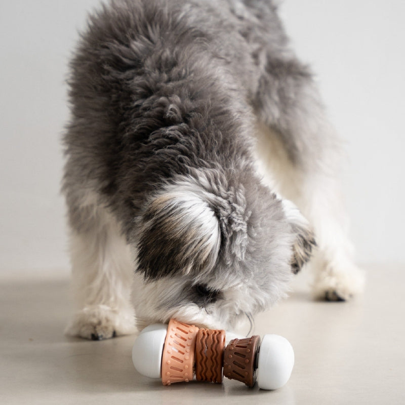 Interactive Dog Treat Dispensing Toy – Snuffle, Chew & Enrichment Puzzle Toy