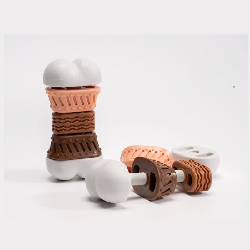 Interactive Dog Treat Dispensing Toy – Snuffle, Chew & Enrichment Puzzle Toy