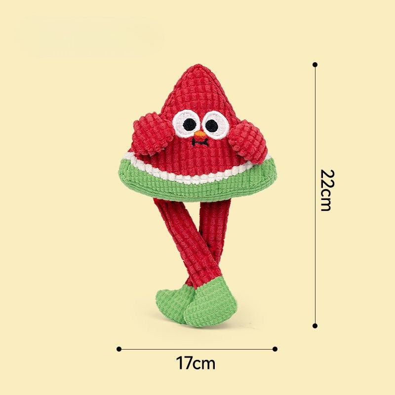 Waffle Series Cat Toy – Plush Catnip Chew Toy with Crinkle & Squeaker