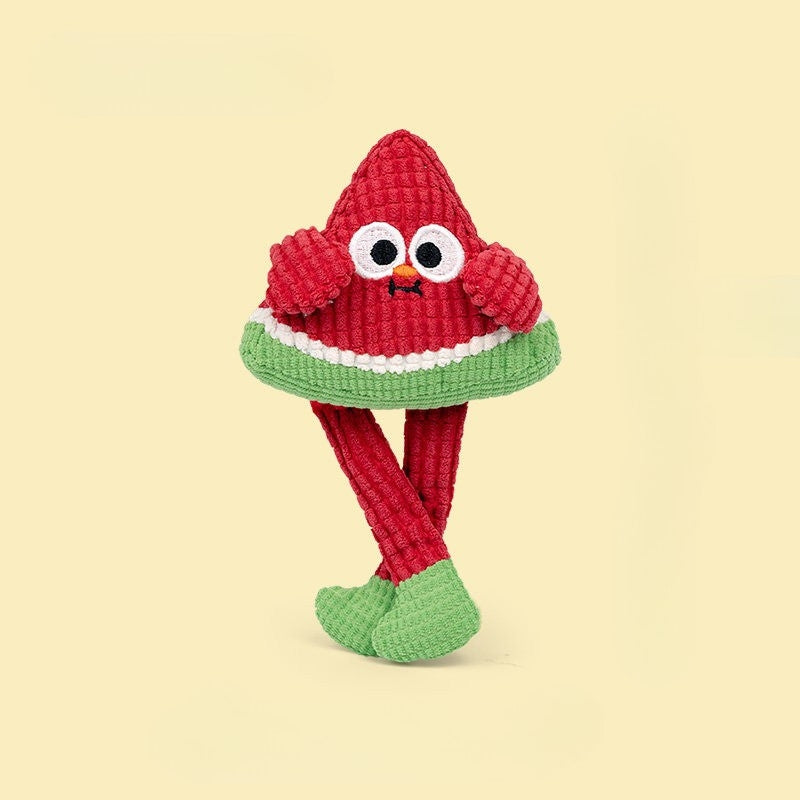 Waffle Series Cat Toy – Plush Catnip Chew Toy with Crinkle & Squeaker