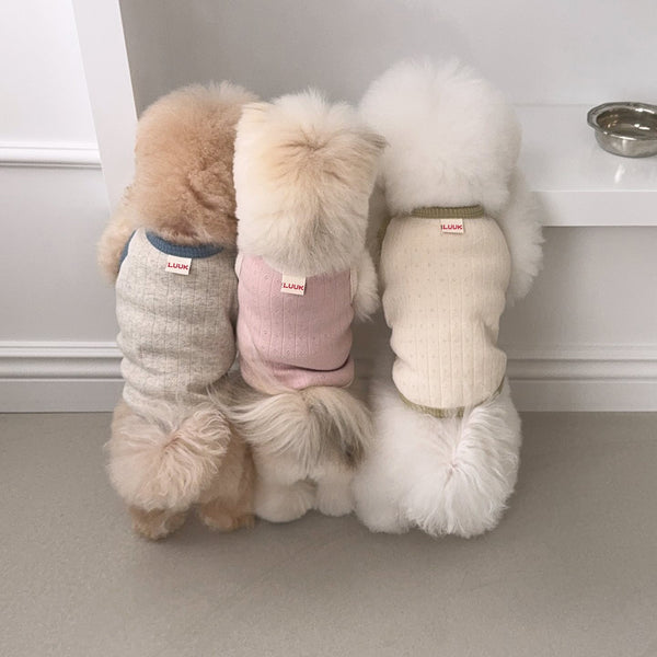 Cotton Dog Vest – Soft & Breathable Sleeveless Top for Small Dogs