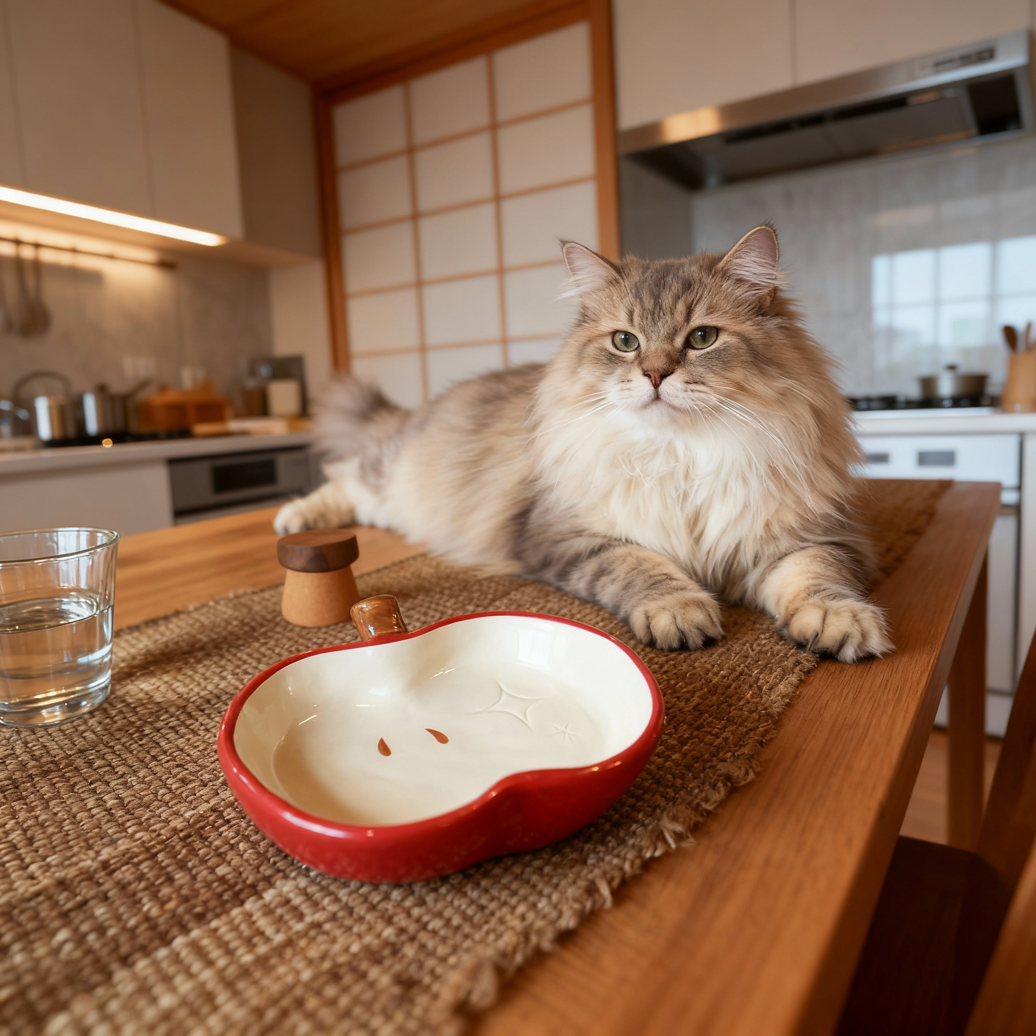 Handmade Ceramic Cat Plate – 6 Inch | Ceramic Pet Feeding Plate for Cats