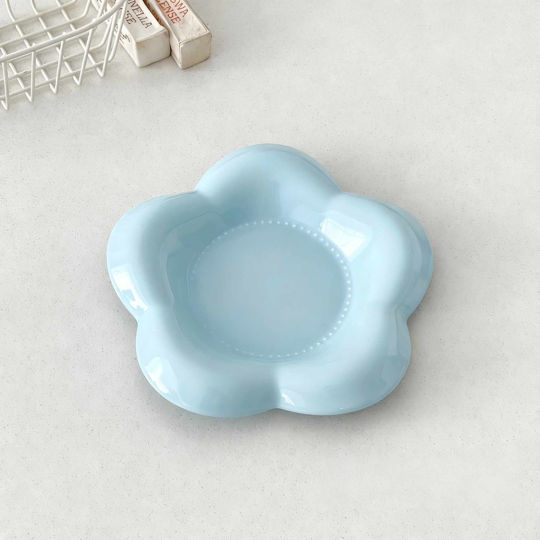 6 Inch Ceramic Pet Plate – Pet Feeding Dish