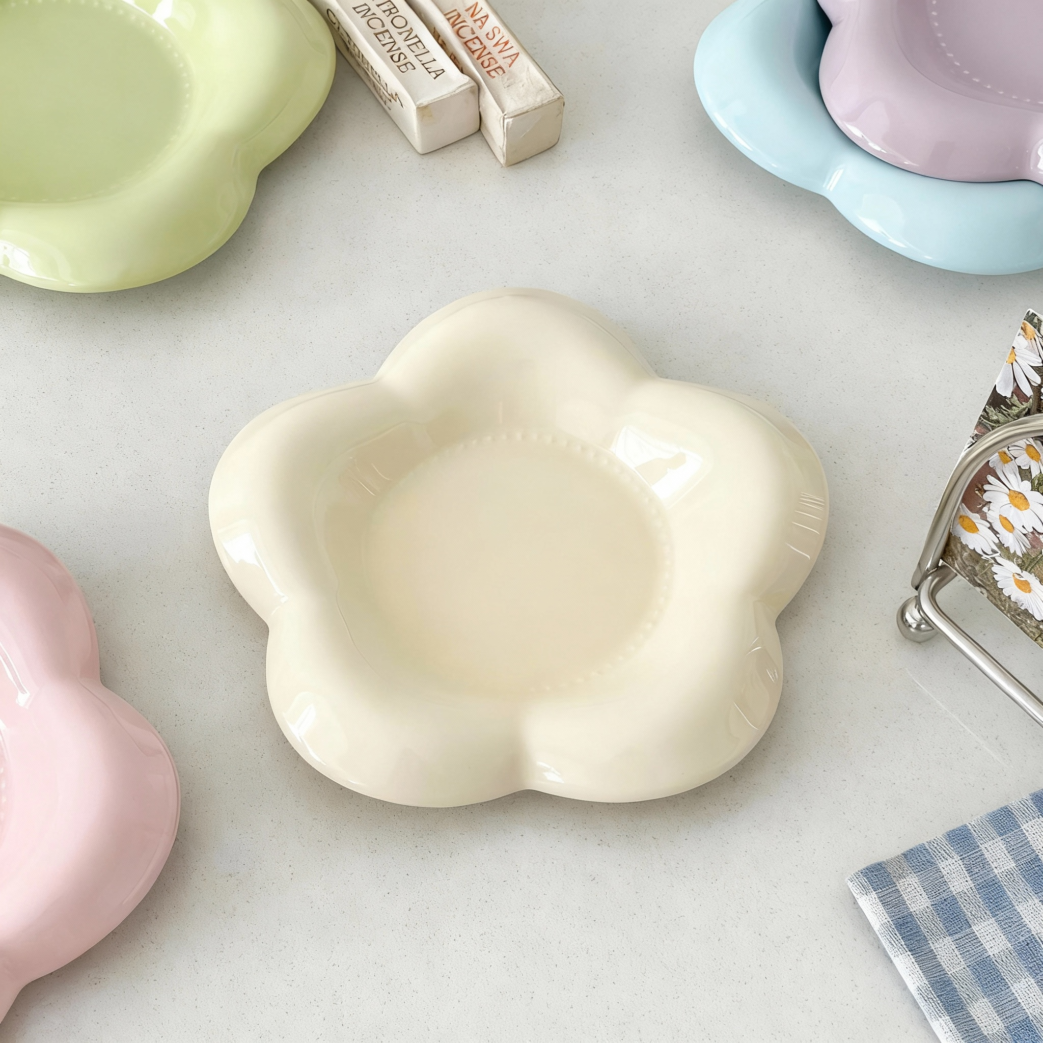 6 Inch Ceramic Pet Plate – Pet Feeding Dish