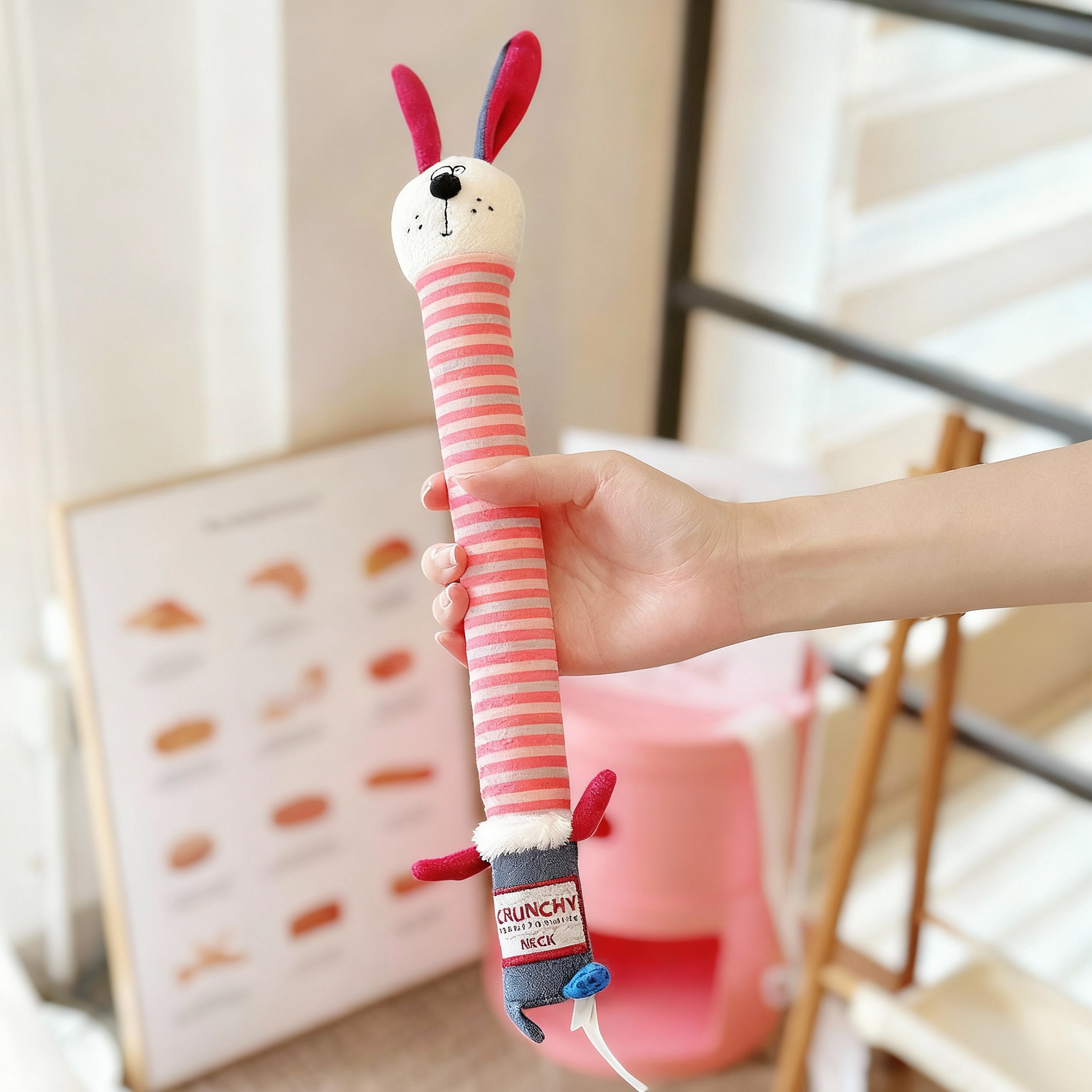 Squeaky Tug Toy for Puppies – Interactive Dog Toy