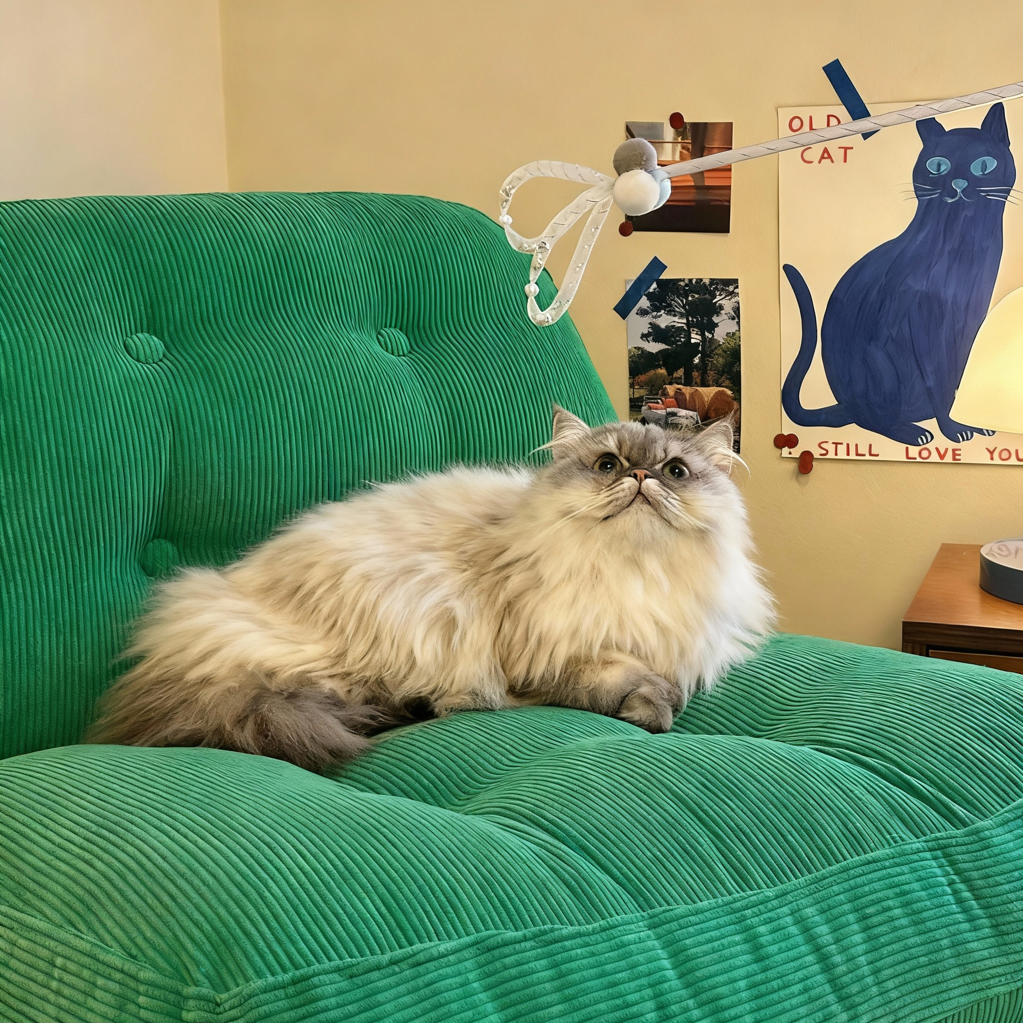 6-Piece Cat Teaser Wand Set – Interactive Toy Set for Cats