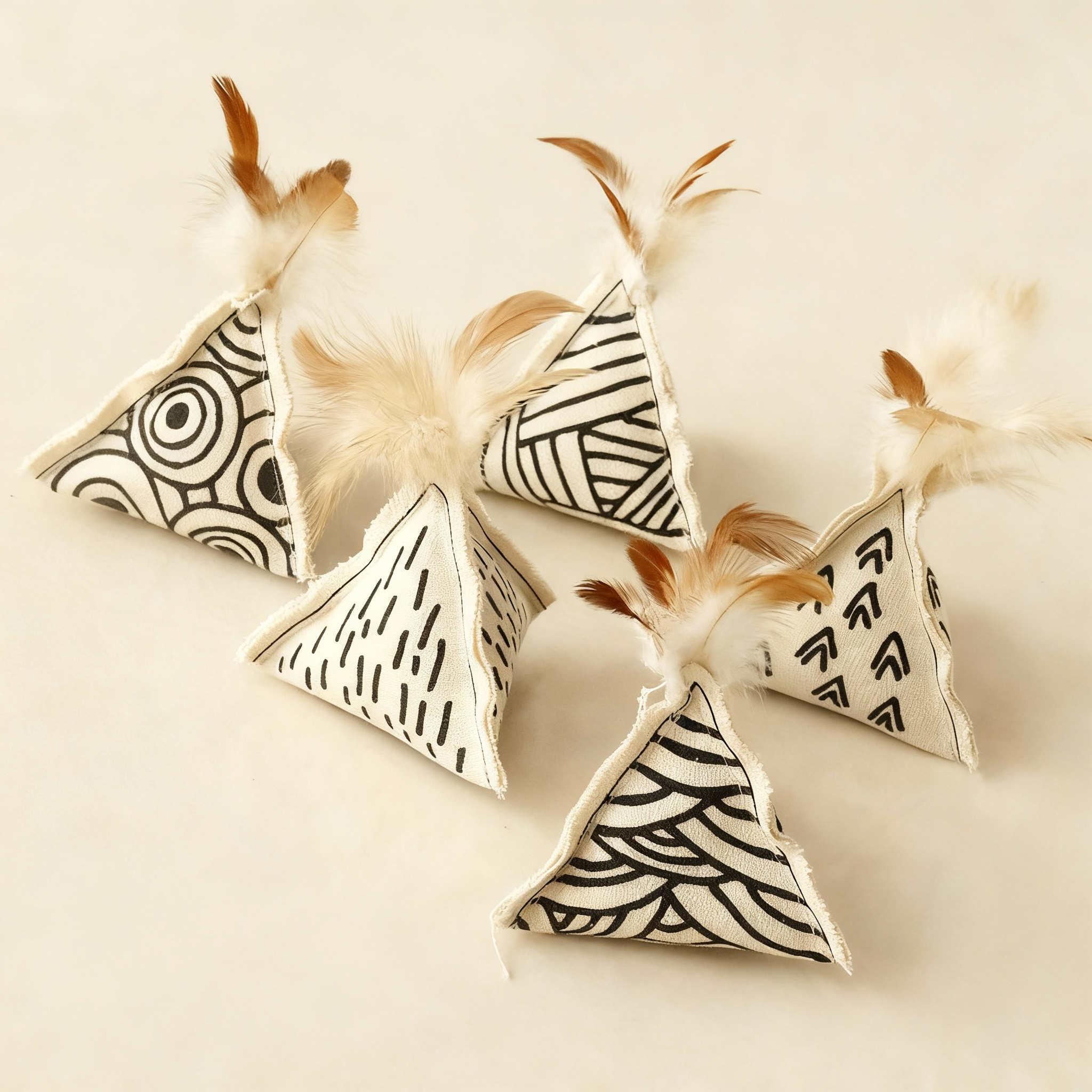 Catnip Linen & Cotton Toy – Natural Durable Chew Toy for Cats