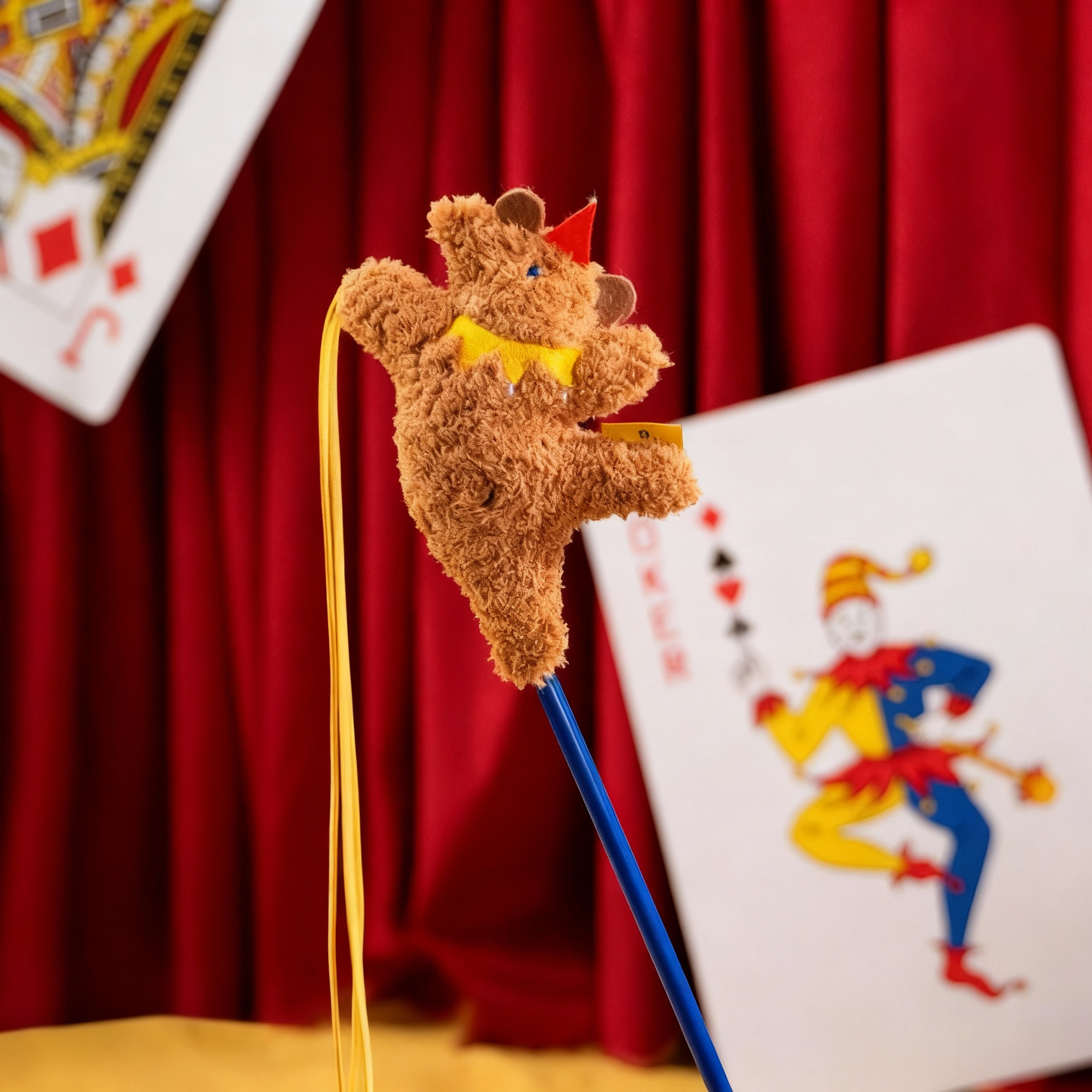 Cat Teaser Wand Toy with Crinkle Paper, Bell, Catnip & Feather – Kitten Toy