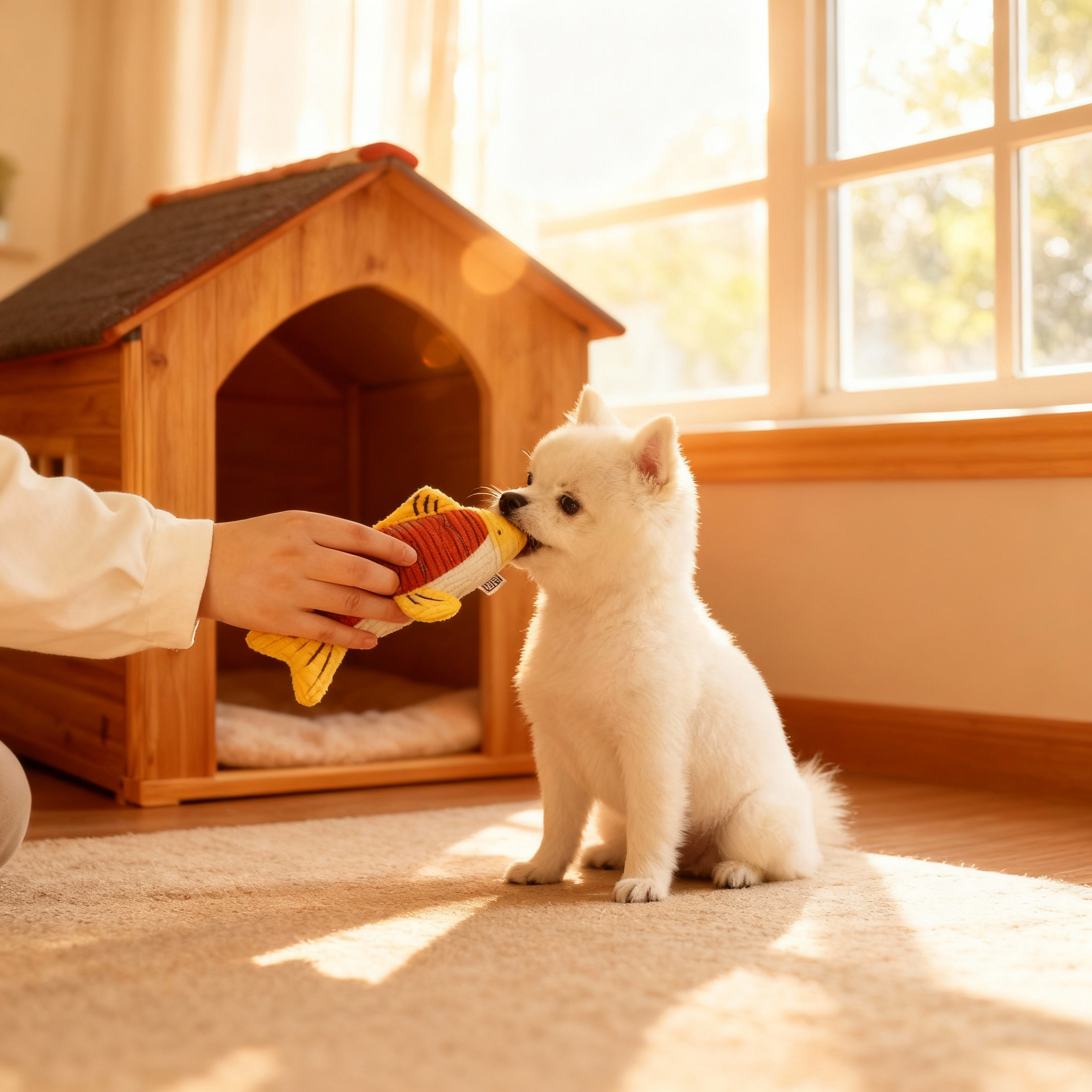 Squeaky Dog Toy – Durable Chew Toy for Boredom Relief