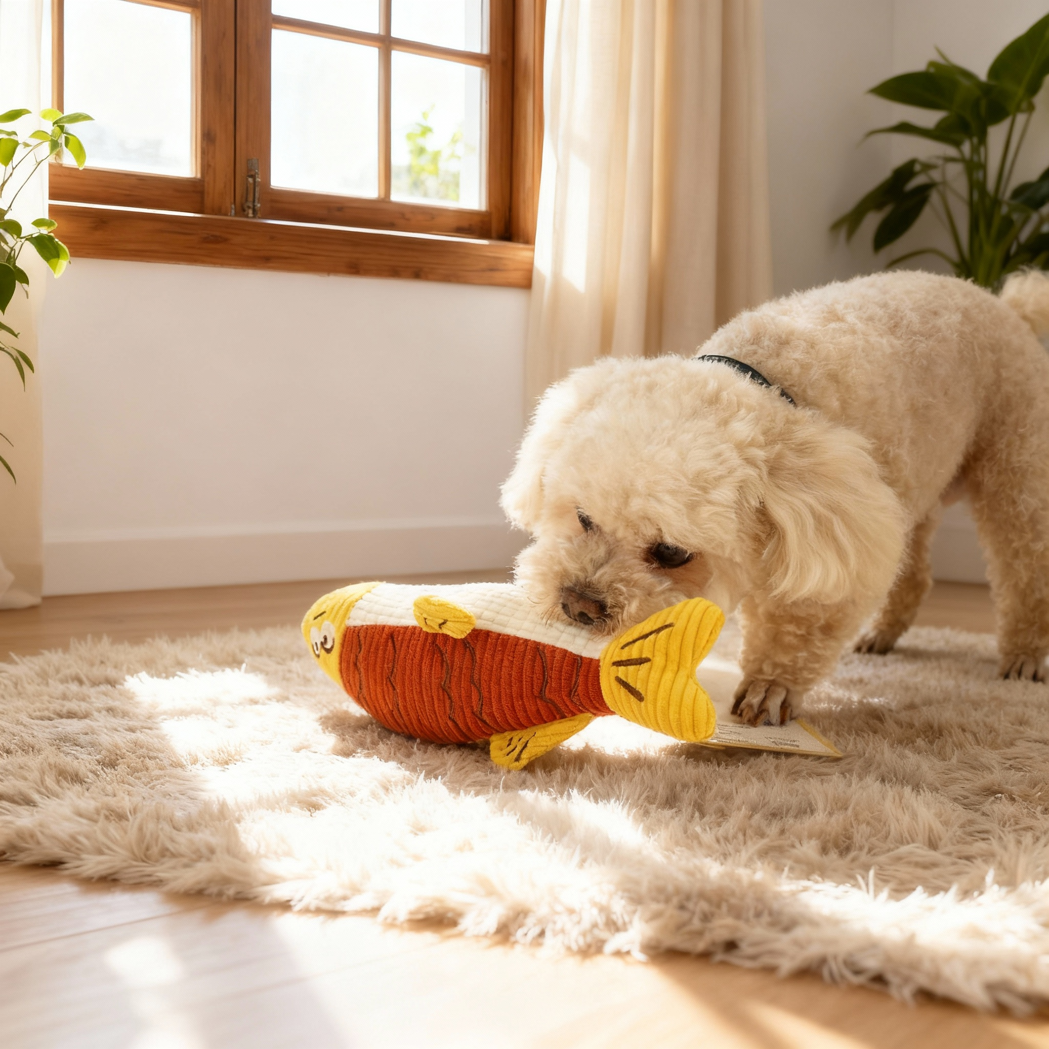 Squeaky Dog Toy – Durable Chew Toy for Boredom Relief